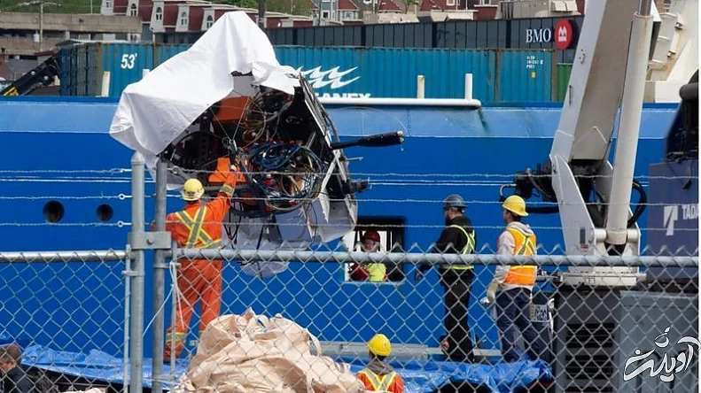 اولین تصاویر از لاشه زیردریایی گردشگران تایتانیک؛ «کشف احتمالی بقایای انسانی»